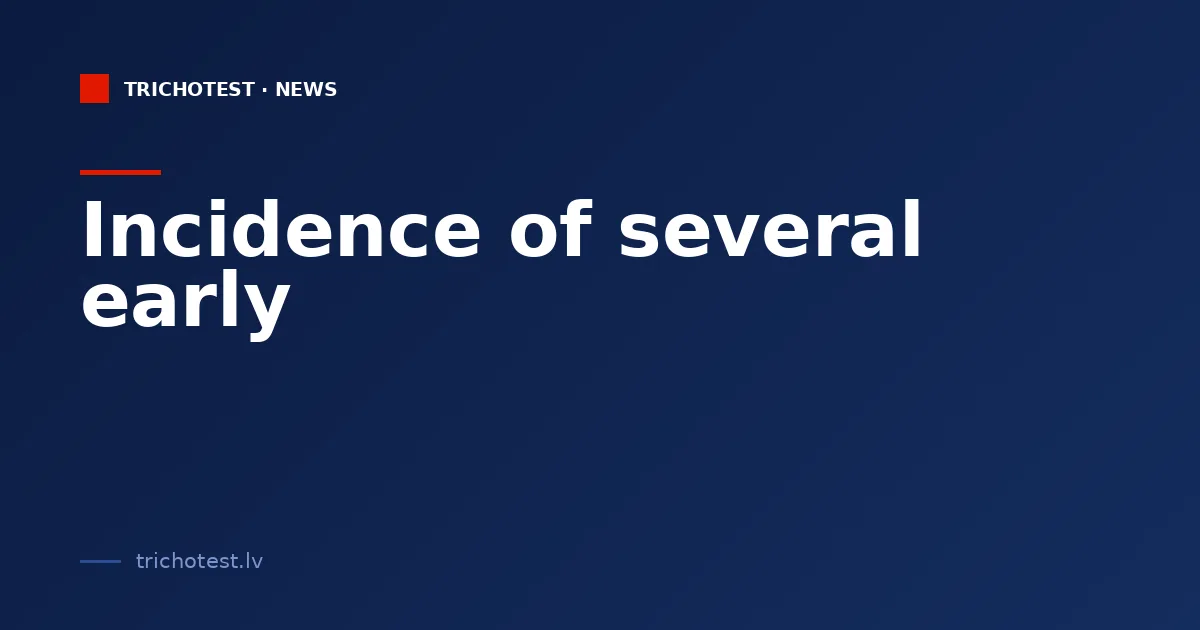 Incidence of several early