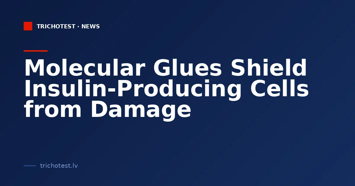 Molecular Glues Shield Insulin-Producing Cells from Damage
