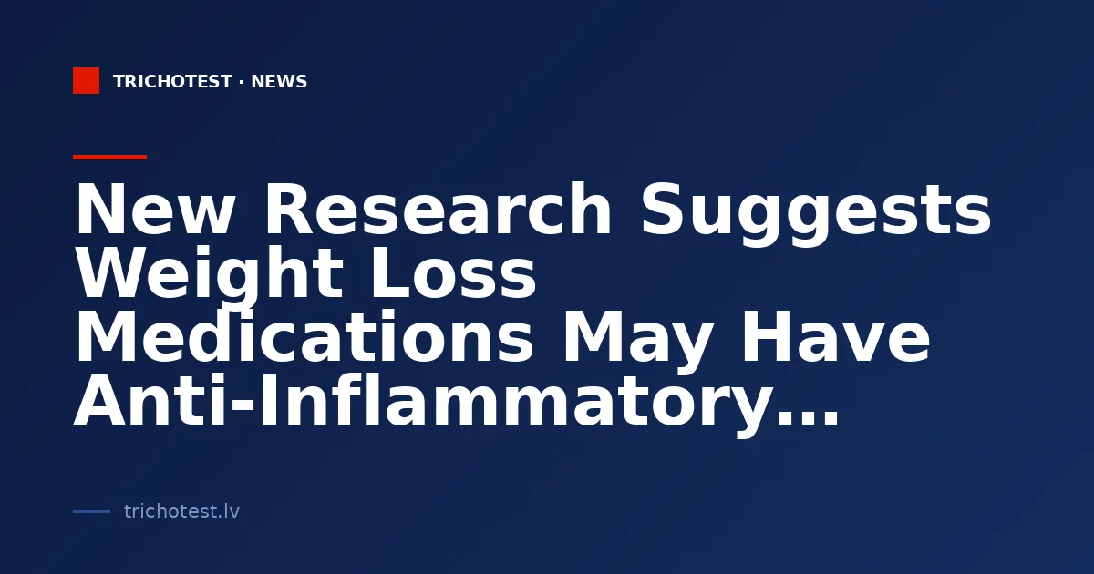 New Research Suggests Weight Loss Medications May Have Anti-Inflammatory Effects on Arthritis
