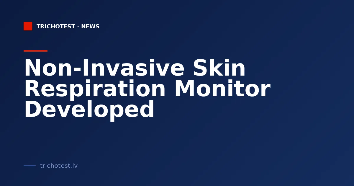 Non-Invasive Skin Respiration Monitor Developed