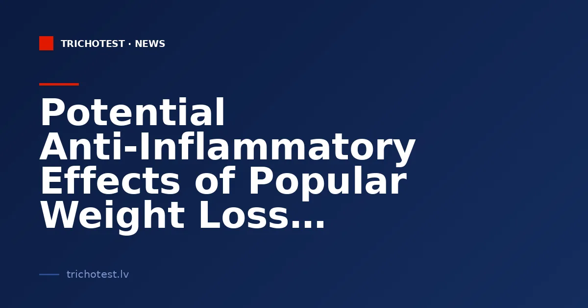 Potential Anti-Inflammatory Effects of Popular Weight Loss Medications on Arthritis