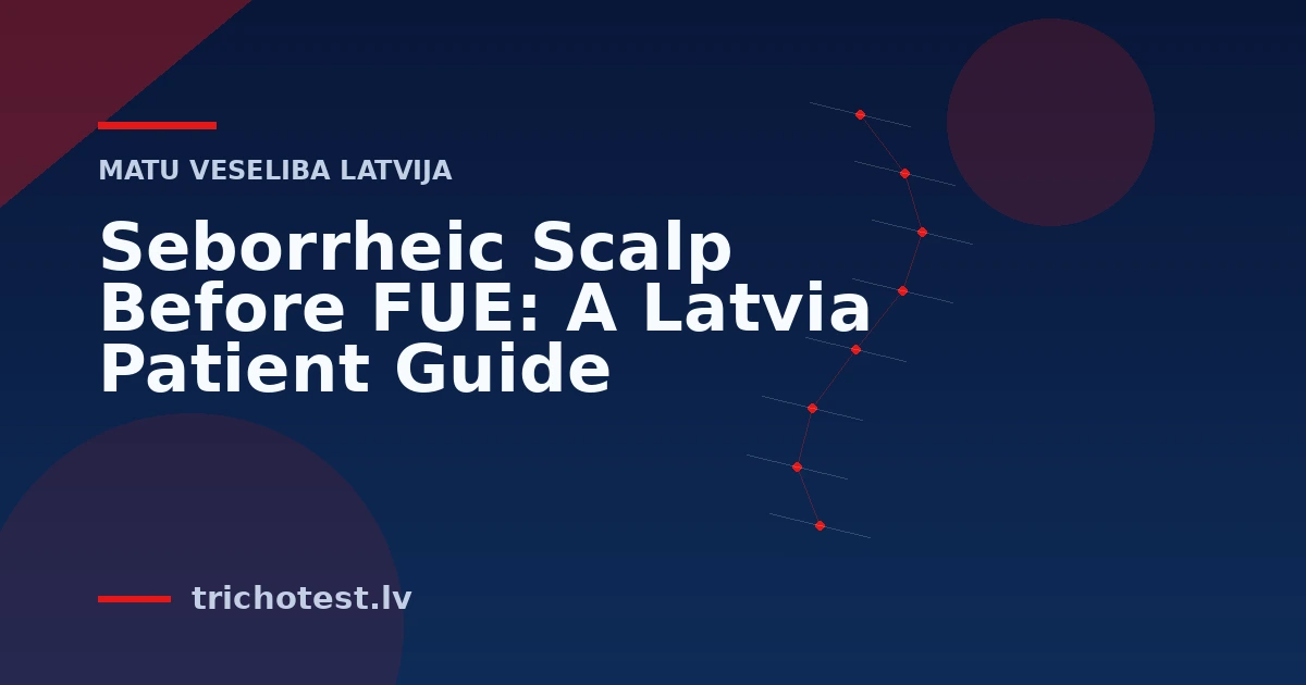 Seborrheic Scalp Before FUE: A Latvia Patient Guide