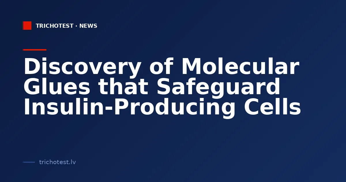 Discovery of Molecular Glues that Safeguard Insulin-Producing Cells