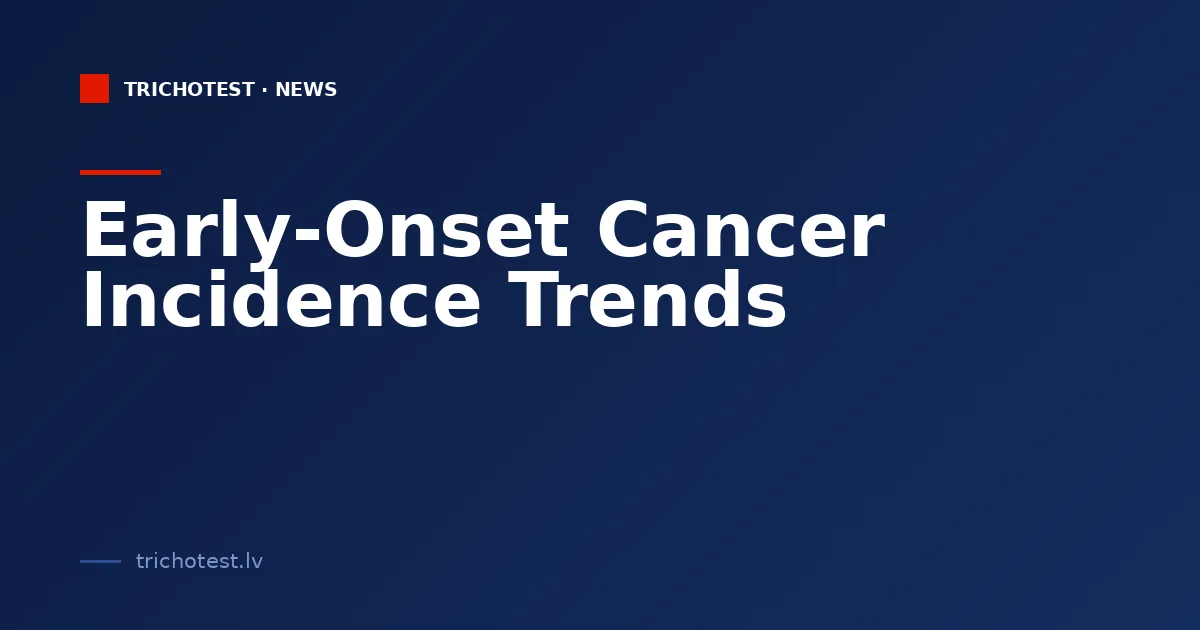 Early-Onset Cancer Incidence Trends