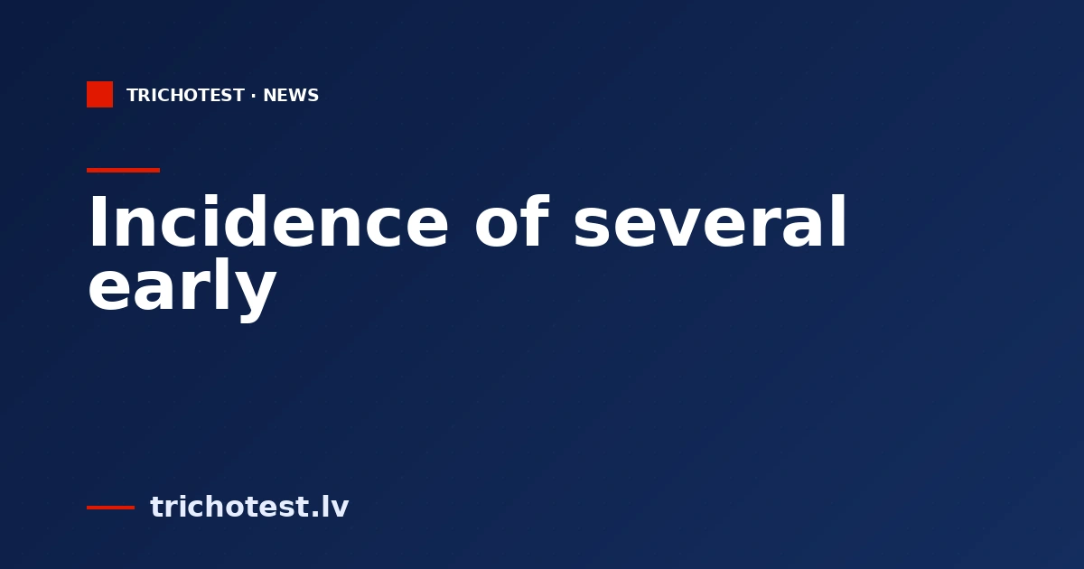 Incidence of several early
