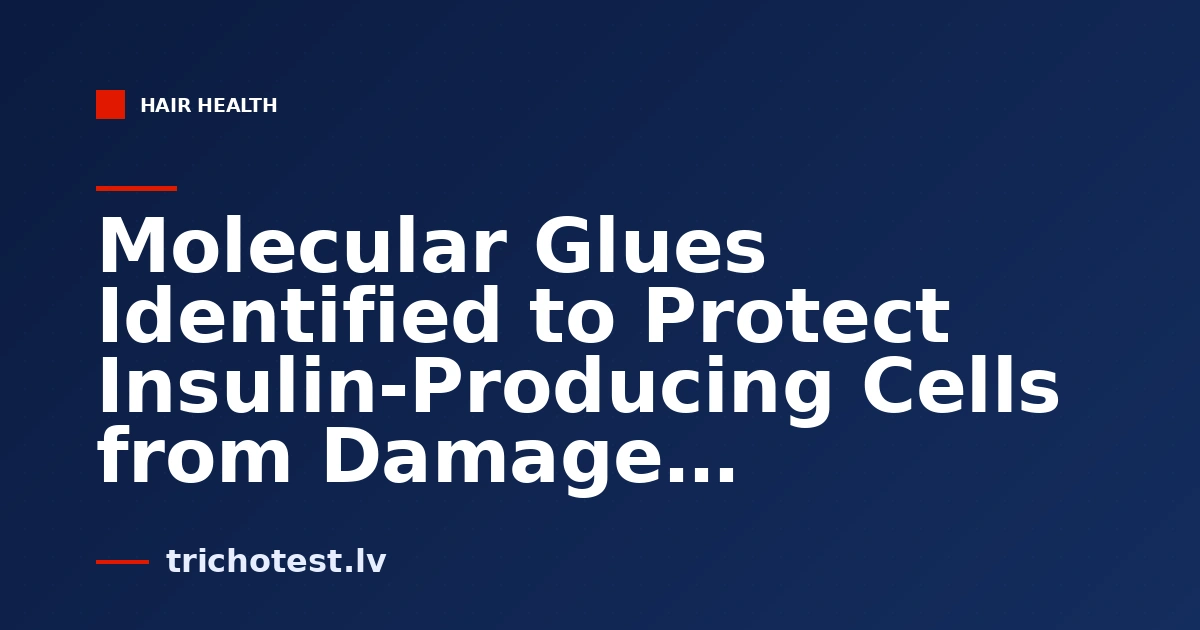 Molecular Glues Identified to Protect Insulin-Producing Cells from Damage