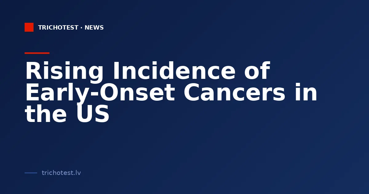 Rising Incidence of Early-Onset Cancers in the US