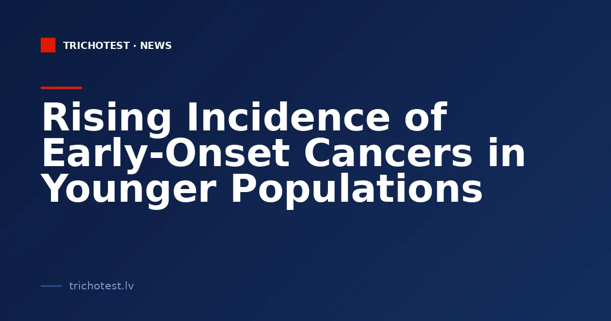 Rising Incidence of Early-Onset Cancers in Younger Populations
