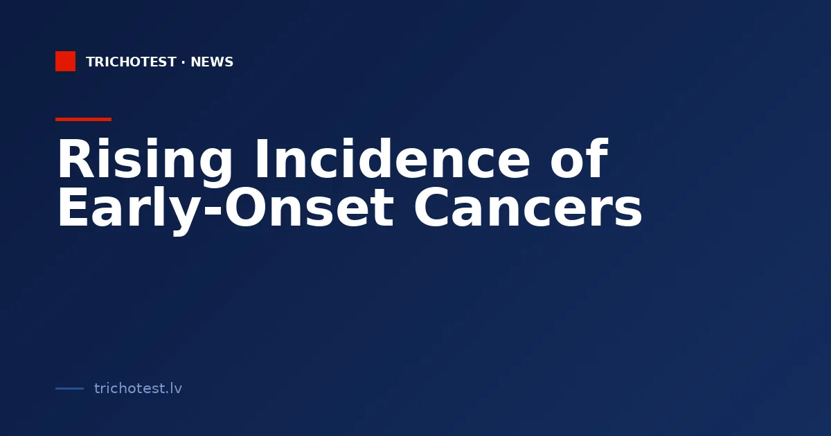 Rising Incidence of Early-Onset Cancers