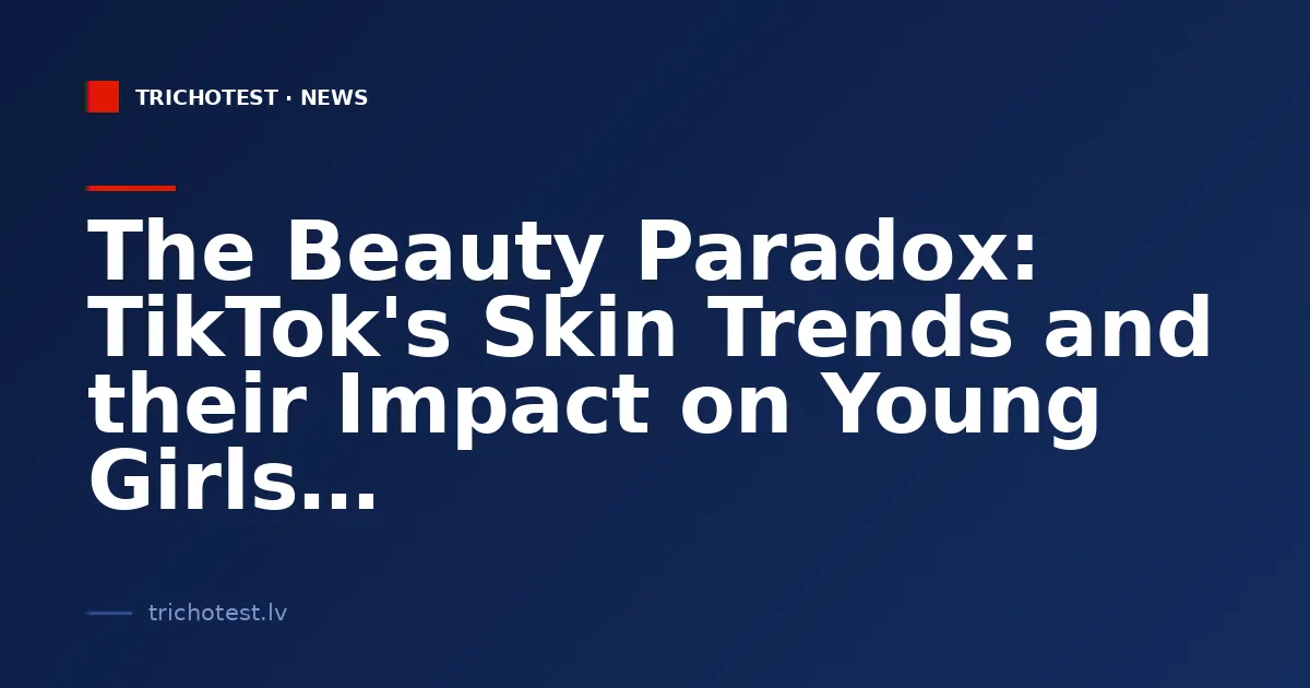 The Beauty Paradox: TikTok's Skin Trends and Their Impact on Young Girls