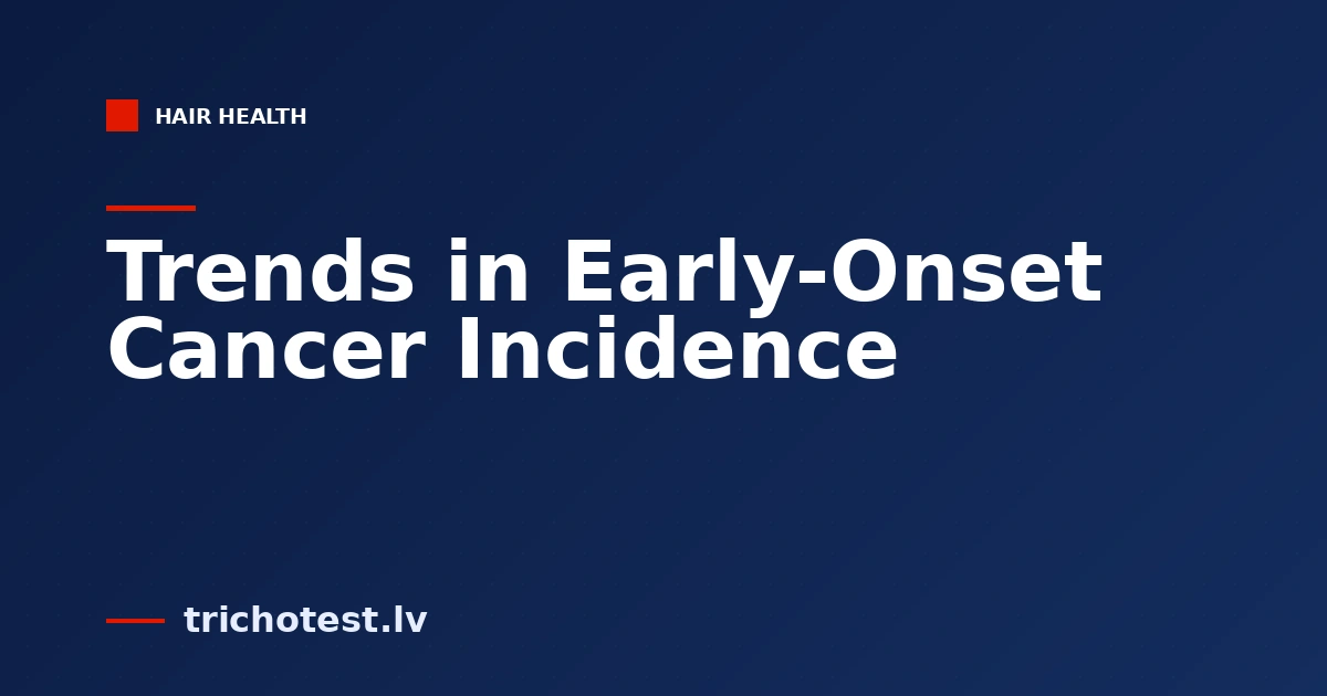 Trends in Early-Onset Cancer Incidence